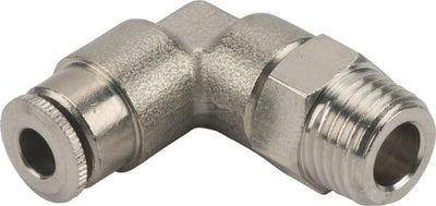 Lincoln Push-in fitting Ø4mm 90° Svirvel M10x1