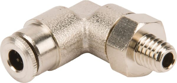 Lincoln Indstiksfitting Ø4mm 90° Svirvel M6x1