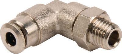 Lincoln Indstiksfitting Ø 4mm 90° Svirvel M8x1