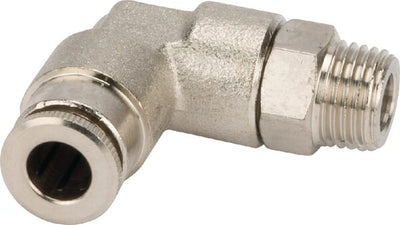 Lincoln Indstiksfitting Ø 6mm 90° Svirvel M10x1