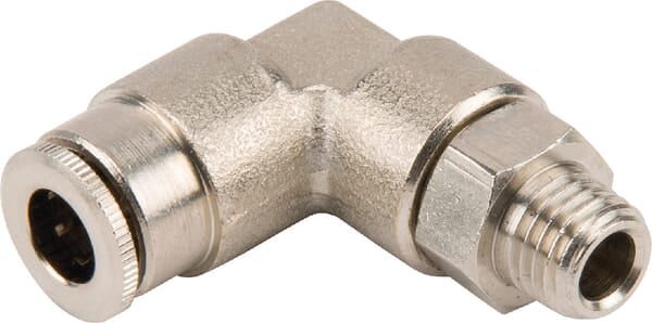 Lincoln Indstiksfitting Ø 6mm 90° Svirvel M8x1