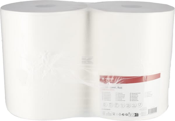 Tork Aftørringspapir Hvid 1-lags, 36 cm x 1000 m, 2 ruller