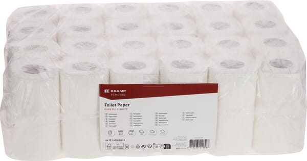 Tork Toiletpapir Hvid, 2-lags, 28 m, 48 ruller