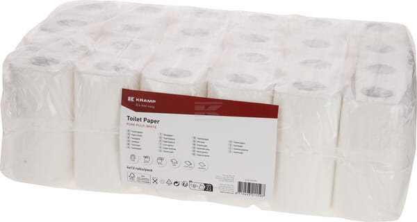 Tork Toiletpapir Hvid, 2-lags, 28 m, 48 ruller