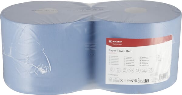 Tork Aftørringspapir, blå, 2-lags, 23 cm x 370 m
