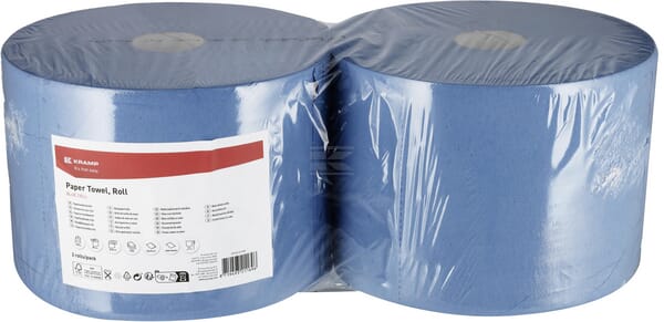 Tork Aftørringspapir, blå, 3-lags, 23 cm x 370 m