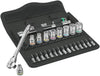 Wera Zyklop Metal Skraldesæt, 1/4", metrisk, 28 dele