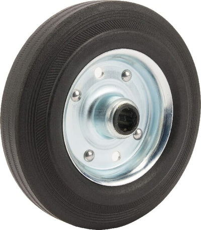 Tente Hjul 200 mm med fast plade