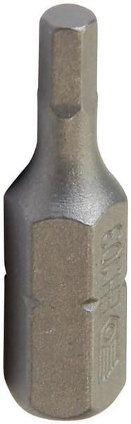 Facom 1/4" Unbraco bit 3mm, 25mm lang