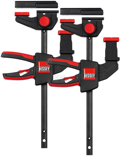 Bessey EZR enhåndsbetjent bordclamp sæt, 2 stk. 150/60 mm