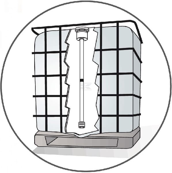 Piusi Sugerør 2" BSP til 1000L AdBlue® tank