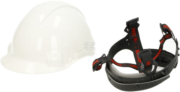3M Sikkerhedshjelm G3001 Hvid med Stilleskrue