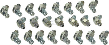 Smørenipler 1/4" SAE Gevind 45° H2 Type