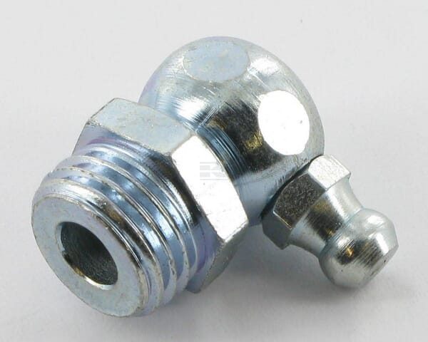 Smørenippel 1/4" 90° vinklet