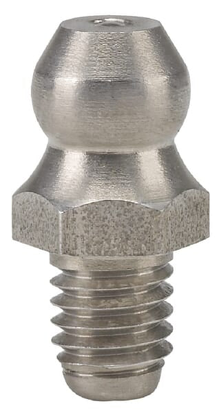 Smørenippel M5x0.8-180 V2A Rustfri Stål