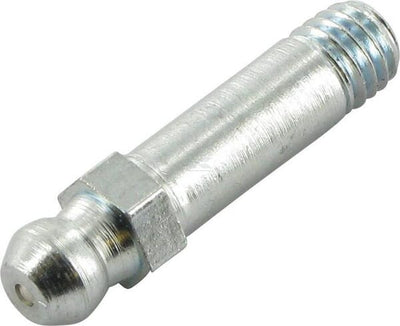 Smørenippel M6 180° 29 mm lang