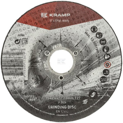 Slibeskive 115x6,4 mm til metalbearbejdning