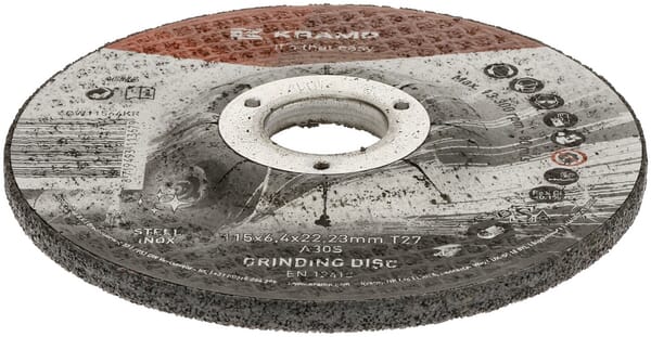 Slibeskive 115x6,4 mm til metalbearbejdning