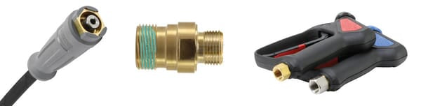K-Lock Adapter TR22 x 3/8" Udvendig Gevind, Messing