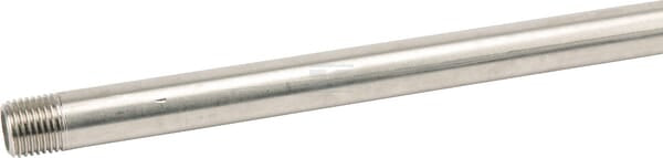Lanse 500 mm rustfrit stål 1/4" gevind