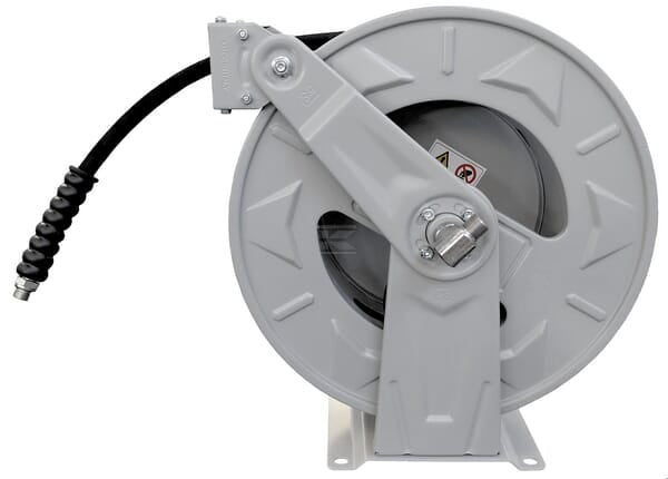 Automatisk slangeopruller Stål med 20m 3/8" 400 bar slange