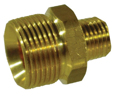 Nippel dobbelt han M22x1/4" til højtryksrenser