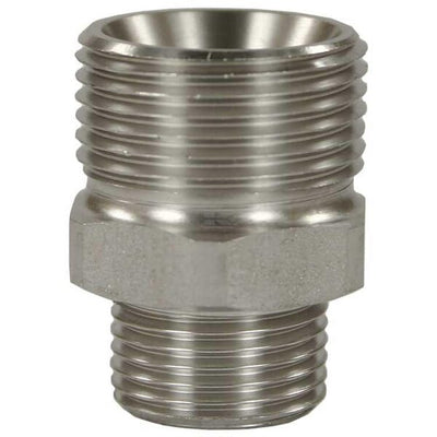 Nippel Rustfri Stål M22x1,5-1/2"M