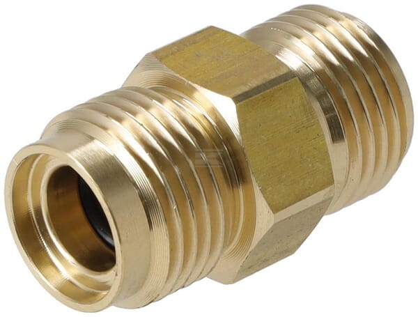 Dobbeltnippel 1/2" x 1/2" udvendigt gevind