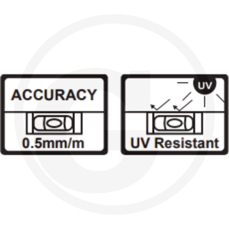 Vaterpas i aluminium
500 mm Granit black edition