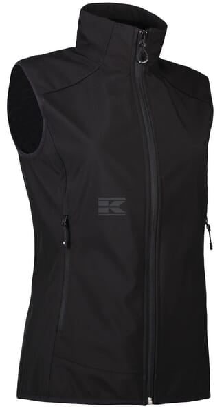 Hydrowear Softshell-vest til damer, sort, str. L