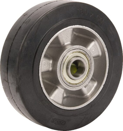 Tente Hjul 160 mm med fast plade