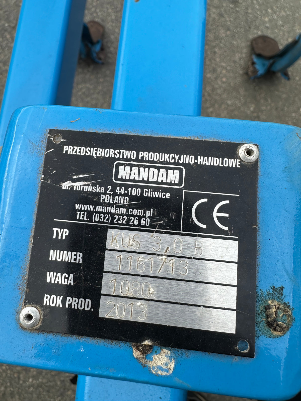 Mandam KUS 3,0 B – 3 meter stubharve