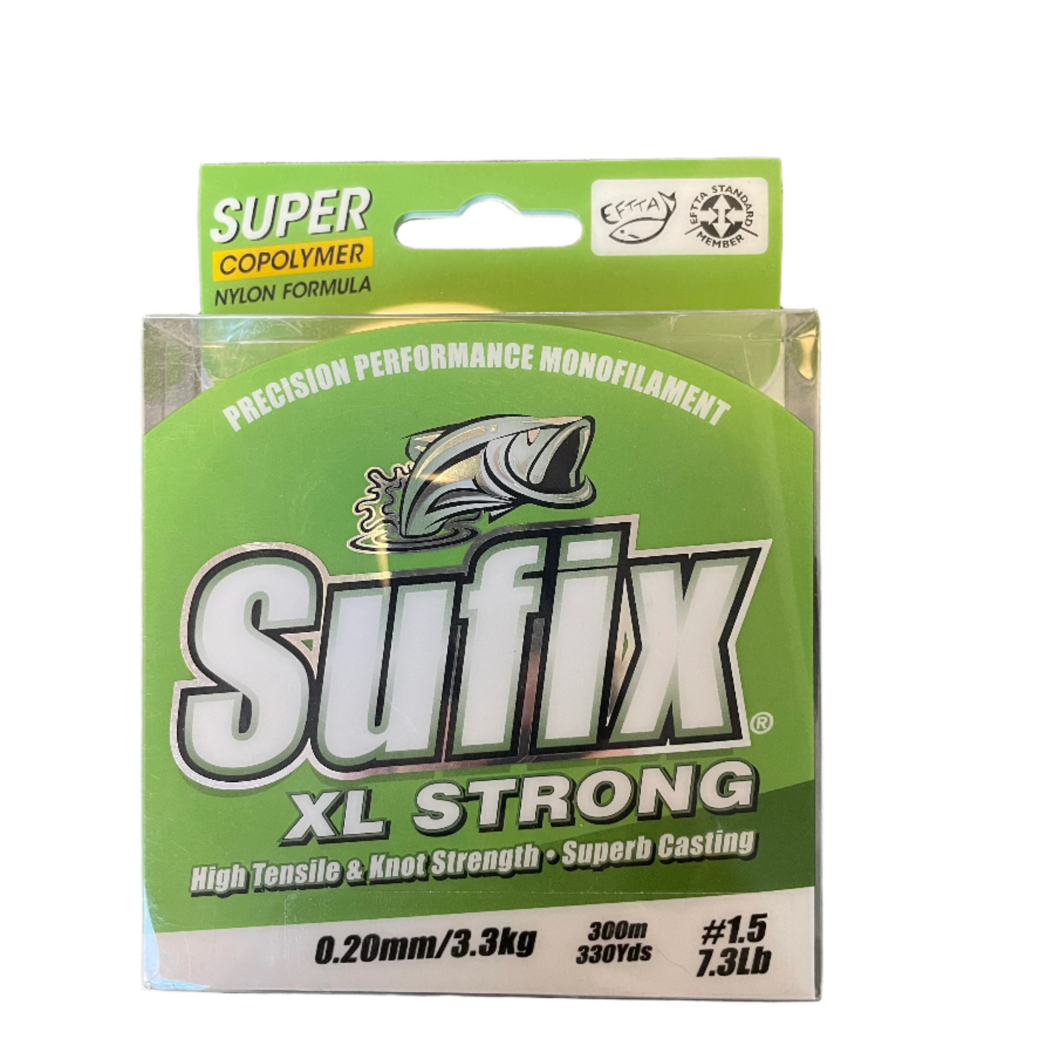 Sufix xl strong #1.5 7.3lb fra AV - Larsen - AV - Larsen