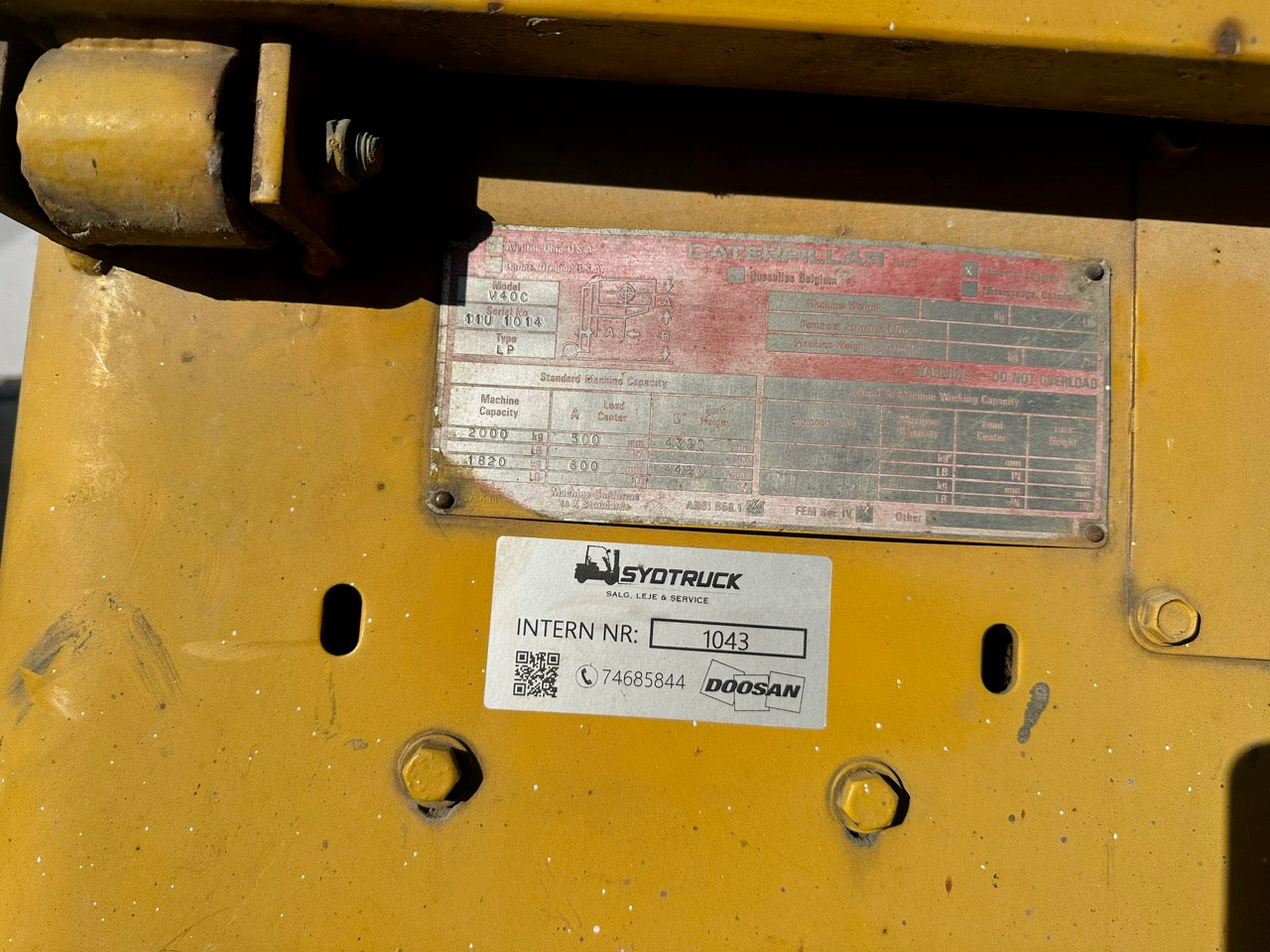 Caterpillar V40C Gaffeltruck