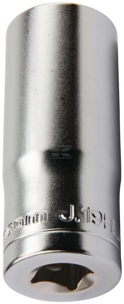 Facom 3/8" Topnøgle, 19 mm, 6-kant, lang model