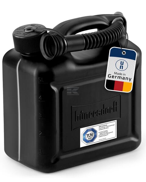Hünersdorff Jerrycan 5 L, sort plast