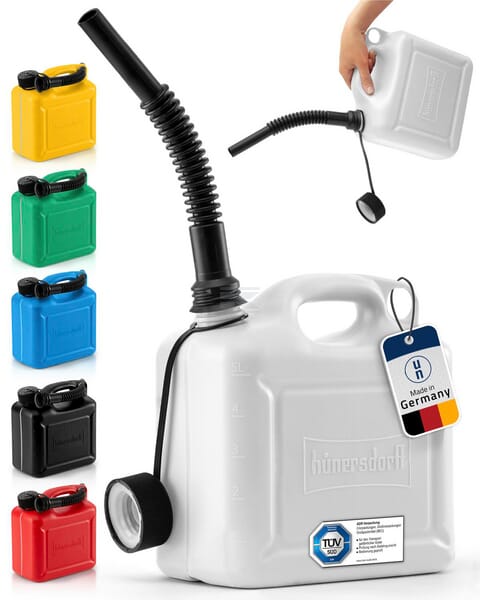 Hünersdorff Jerrycan 5 liter, klar plastdunk
