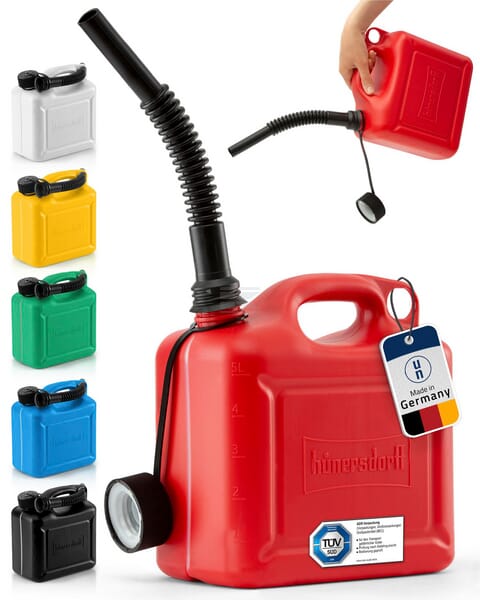 Hünersdorff Jerrydunk 5 liter rød plast
