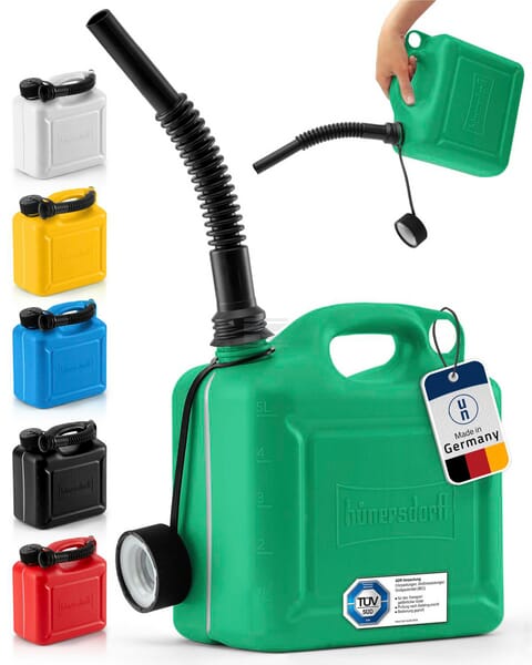 Hünersdorff Jerrycan 5 L Grøn Plastik