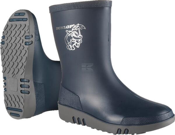 Dunlop Mini Børnestøvle i Blå, Størrelse 25