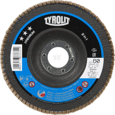 Tyrolit Lamelskive PREMIUM 125x22,2 ZA 60Q-B