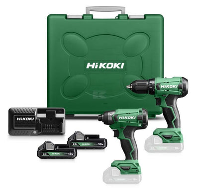 HiKoki Akku Kombipakke 18 V med 2,0 Ah batteri – inkl. batteri