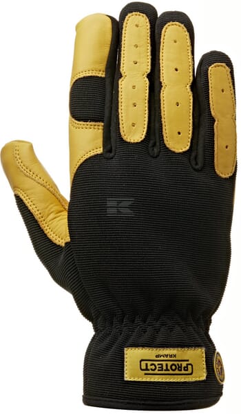 HyFlex Vibrationshandske 4.001 oksehud/spandex str. 9/L