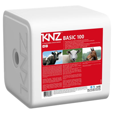 KNZ Basic 100 Sliksten 10 kg til kvæg og får
