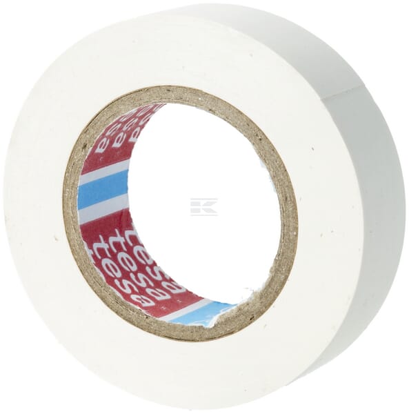 Isoleringstape Hvid 15 mm x 10 m