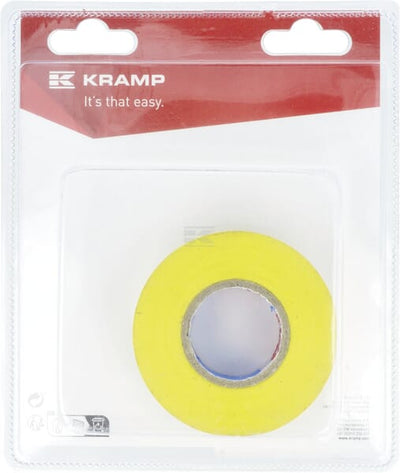 Isoleringstape gul 19 mm x 20 m