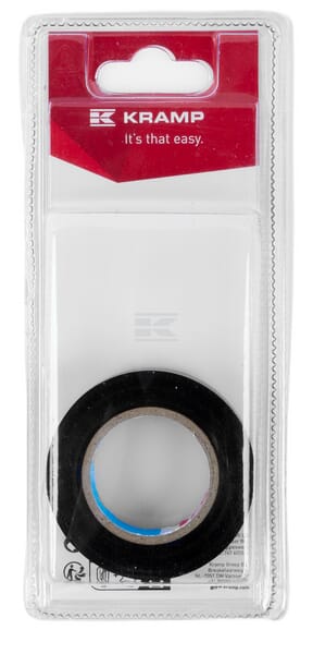 Isoleringstape Sort 15 mm x 10 m