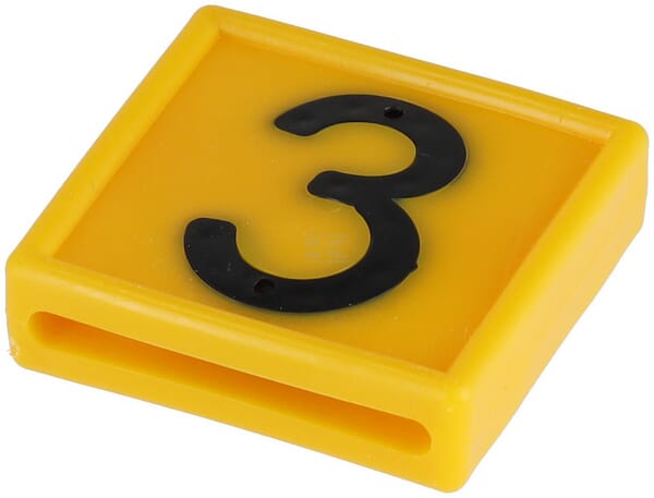 Talblok Nr. 3 (6) - Nummerering til hegn