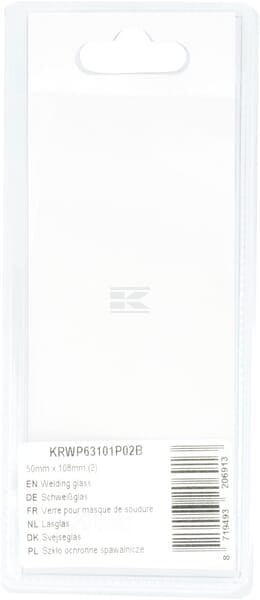 Svejseglas 50x108 mm (2 stk.)