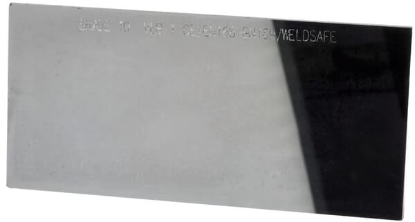 Svejseglas 50x108mm, DIN 10